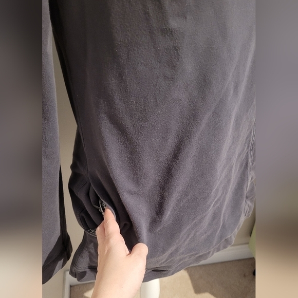 Lululemon sweater cardigan coat | Savasana Grey Wrap size 4 - Picture 9 of 11
